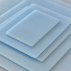 artiSquish Silikon Baskı Plakası - Dikdörtgen Mavi - 5x7 Inch / 12x17 cm