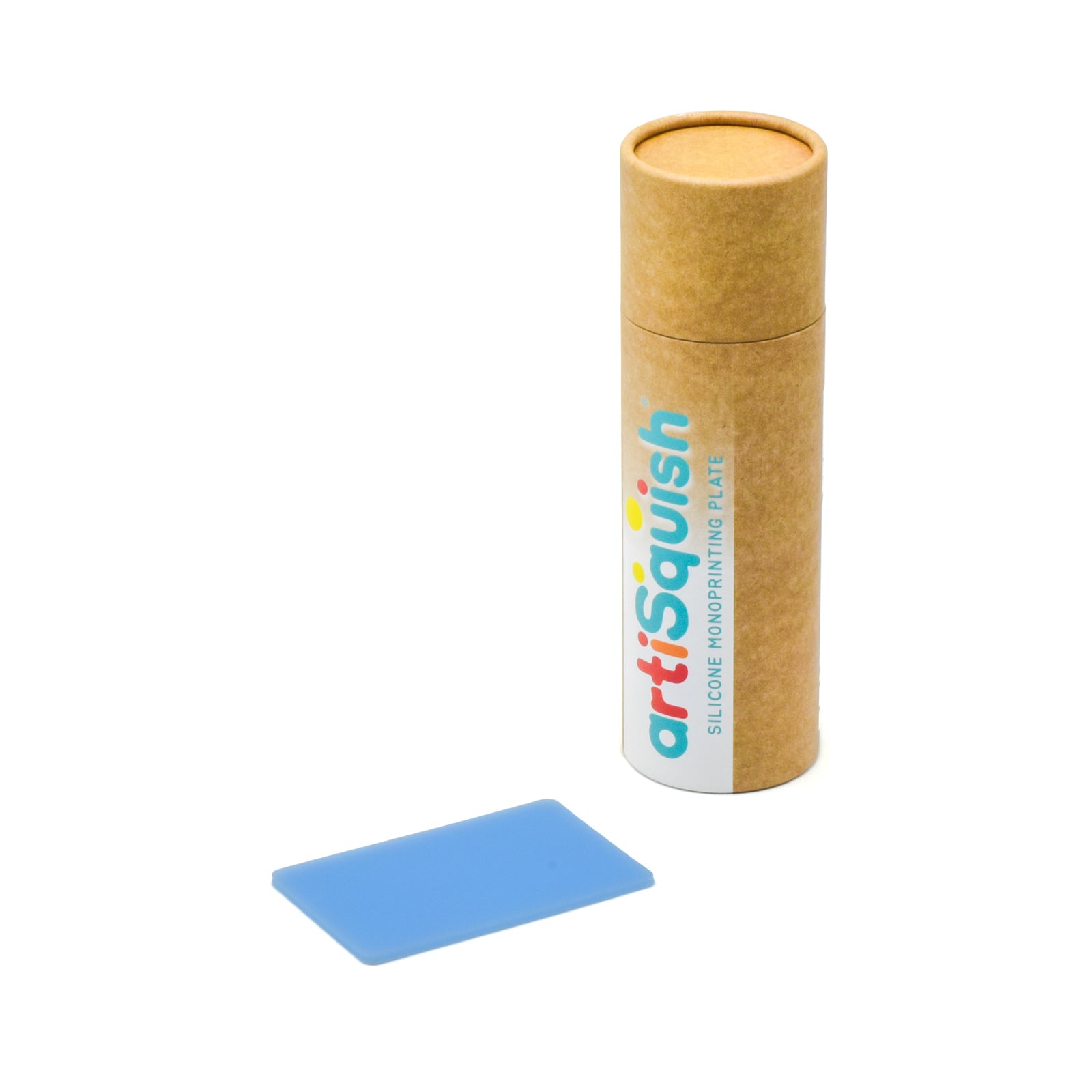 artiSquish Silikon Baskı Plakası - Dikdörtgen Mavi - 3x5 Inch / 7x12 cm