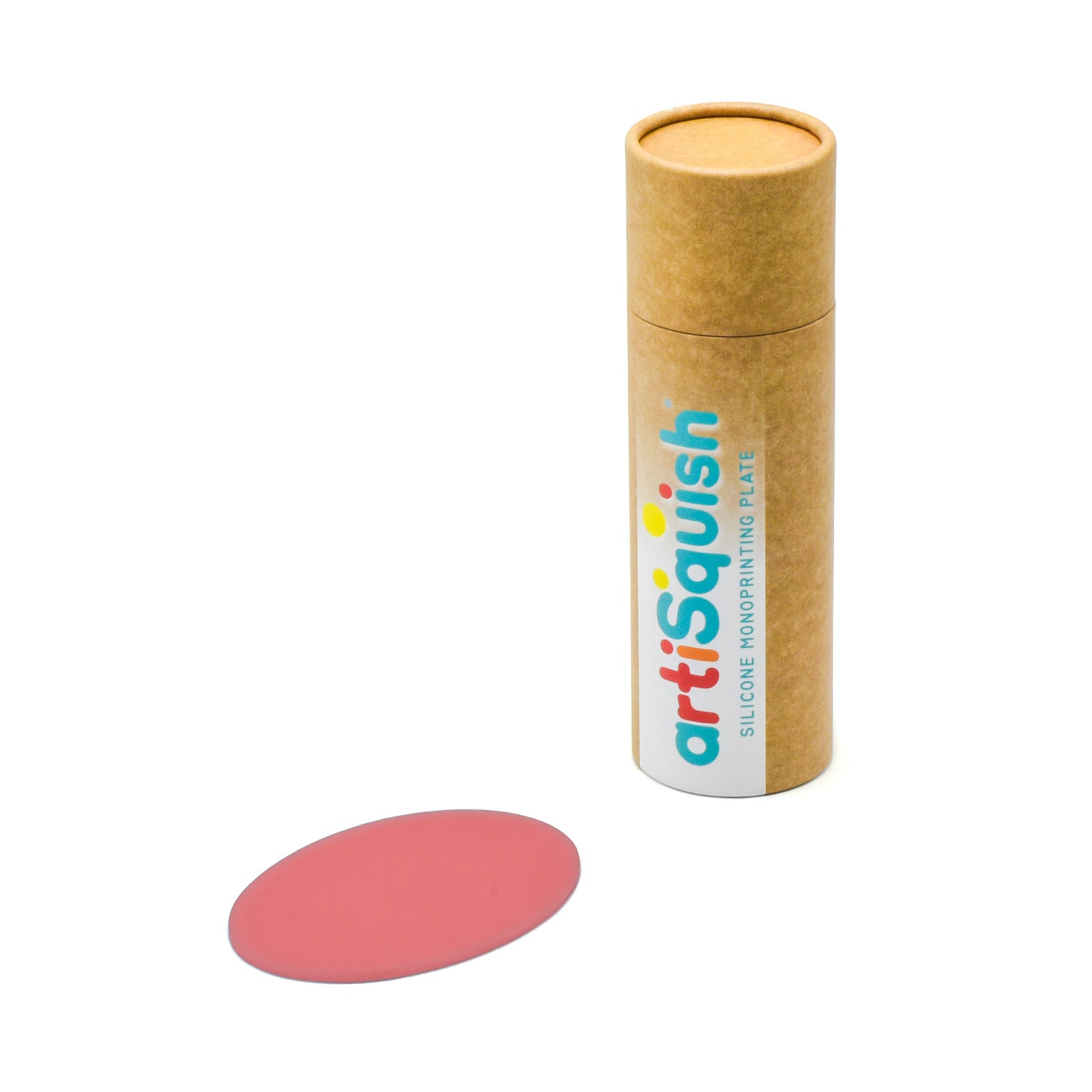 artiSquish Silikon Baskı Plakası - Oval Kırmızı - 4x6 Inch / 10x15 cm