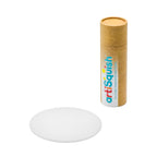 artiSquish Silikon Baskı Plakası - Yuvarlak Beyaz - 8 Inch / 20 cm